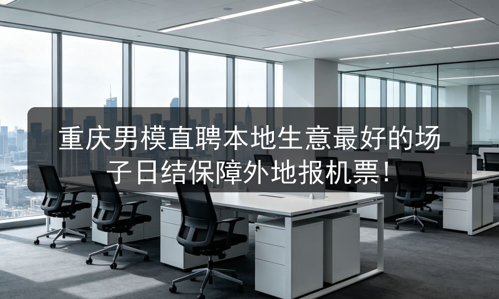 重庆男模直聘本地生意最好的场子日结保障外地报机票!